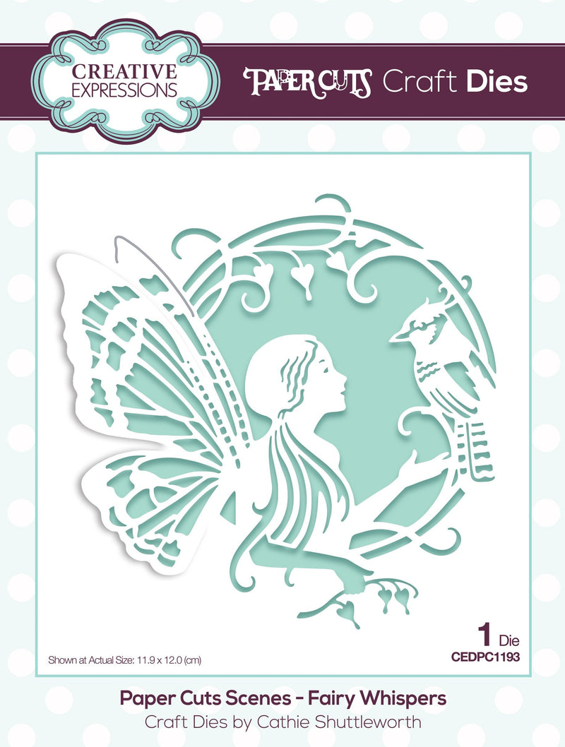 Creative Expressions Paper Cuts Scene Fairy Whispers Craft Die-1