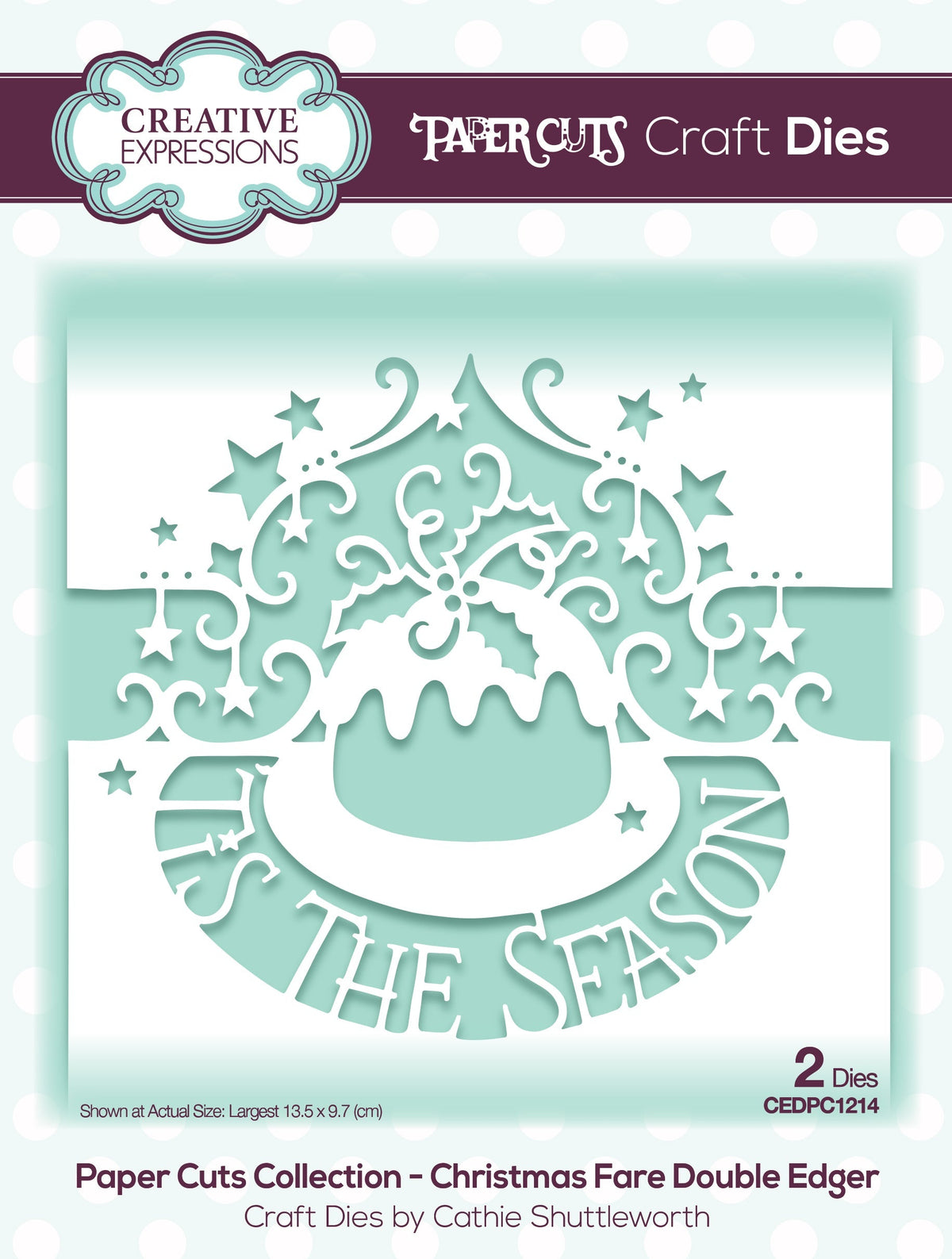 Creative Expressions Paper Cuts Christmas Fare Double Edger Craft Die-1