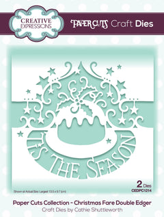 Creative Expressions Paper Cuts Christmas Fare Double Edger Craft Die-1
