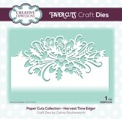 Creative Expressions Paper Cuts Harvest Time Edger Craft Die-1