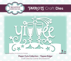 Creative Expressions Paper Cuts Yippee Edger Craft Die-1