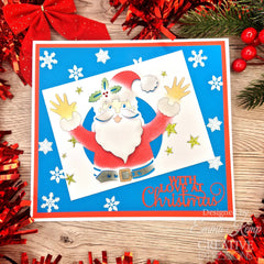 Troquel para manualidades Jolly Santa de la colección Cut & Lift de Creative Expressions Paper Cuts-2