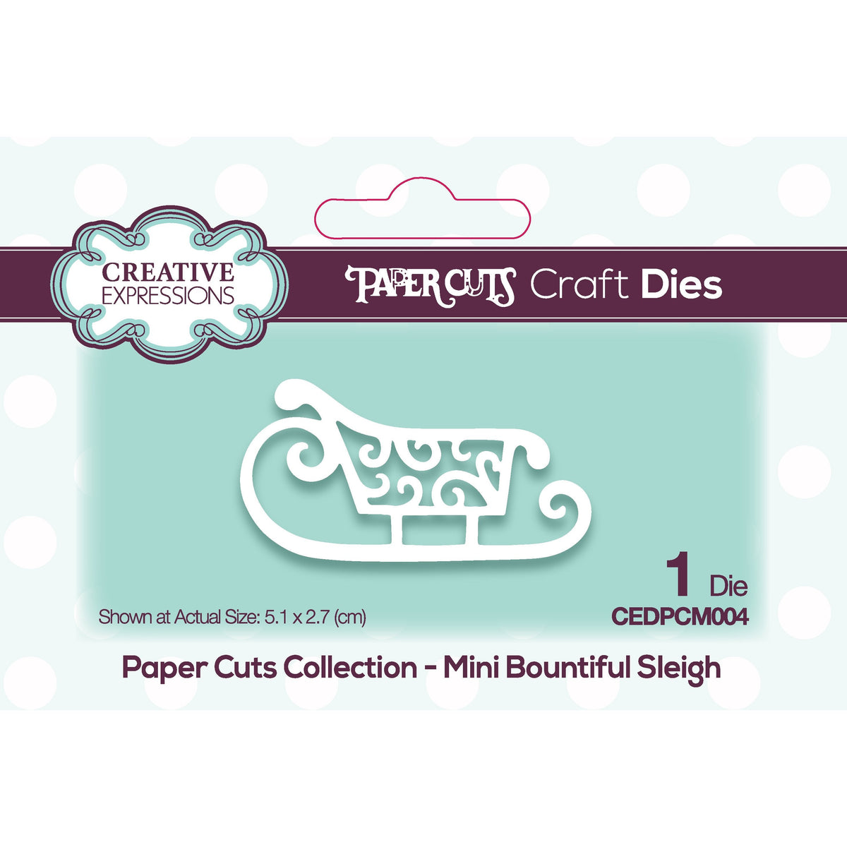 Paper Cuts Mini Bountiful Sleigh-1