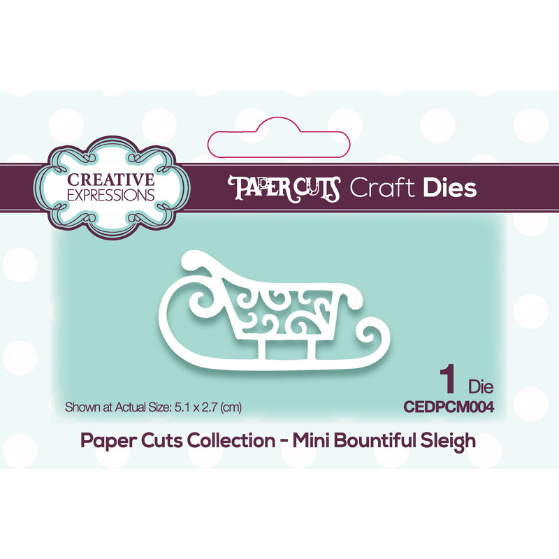 Paper Cuts Mini Bountiful Sleigh-1