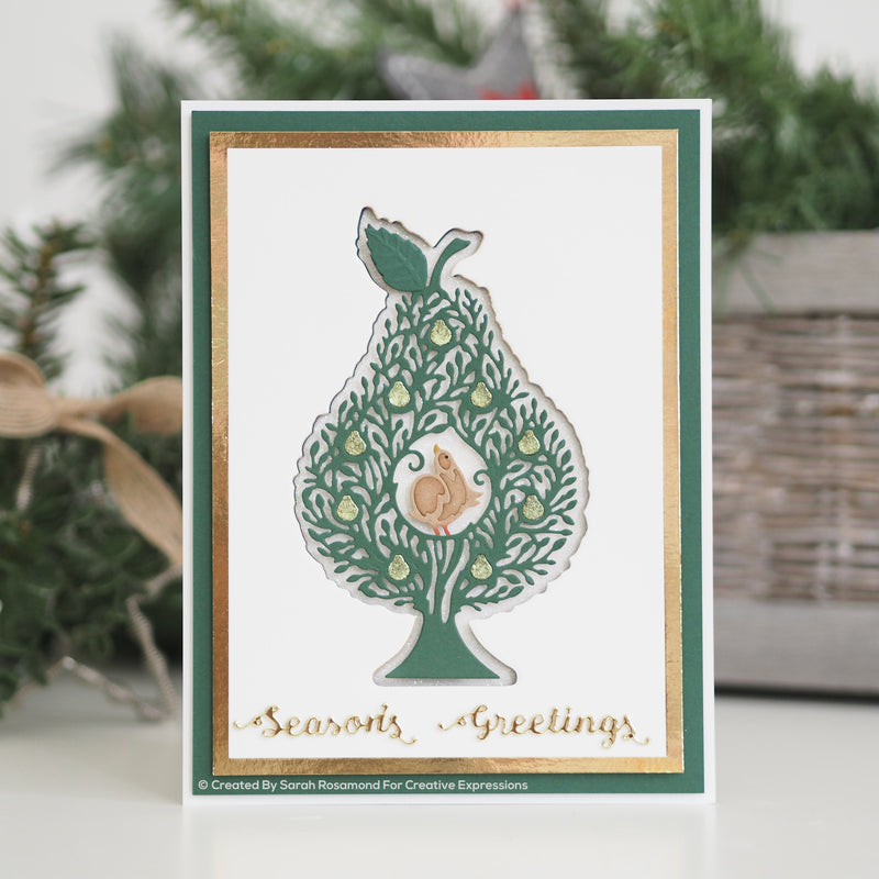 Paper Panda Partridge In A Pear Tree Craft Die-3