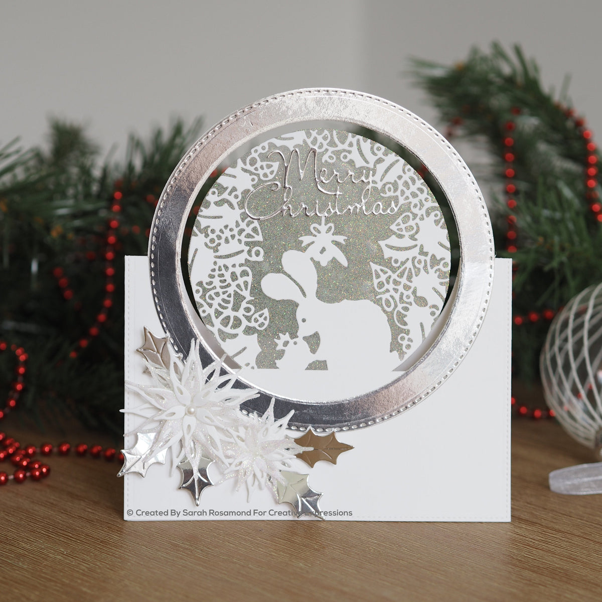 Paper Panda Merry Christmas Craft Die-3