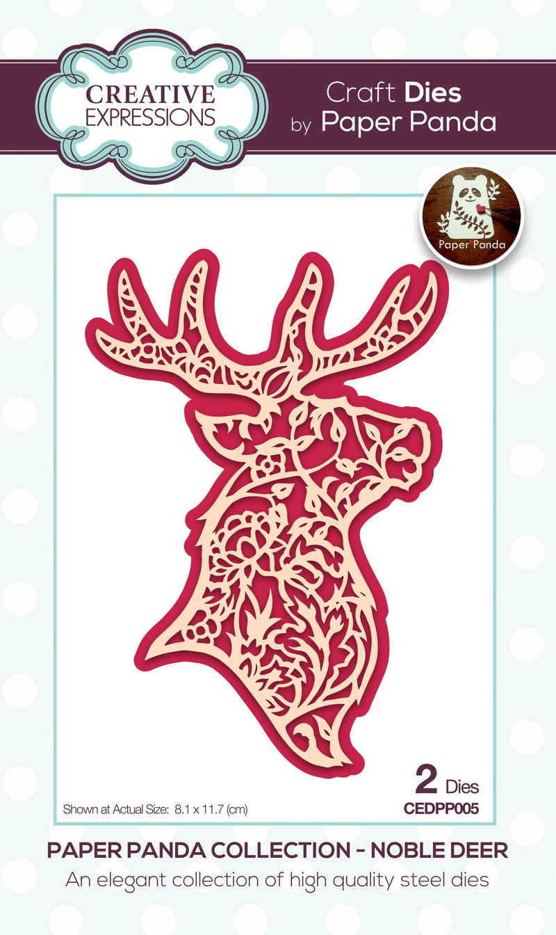 Paper Panda Noble Deer Craft Die-1