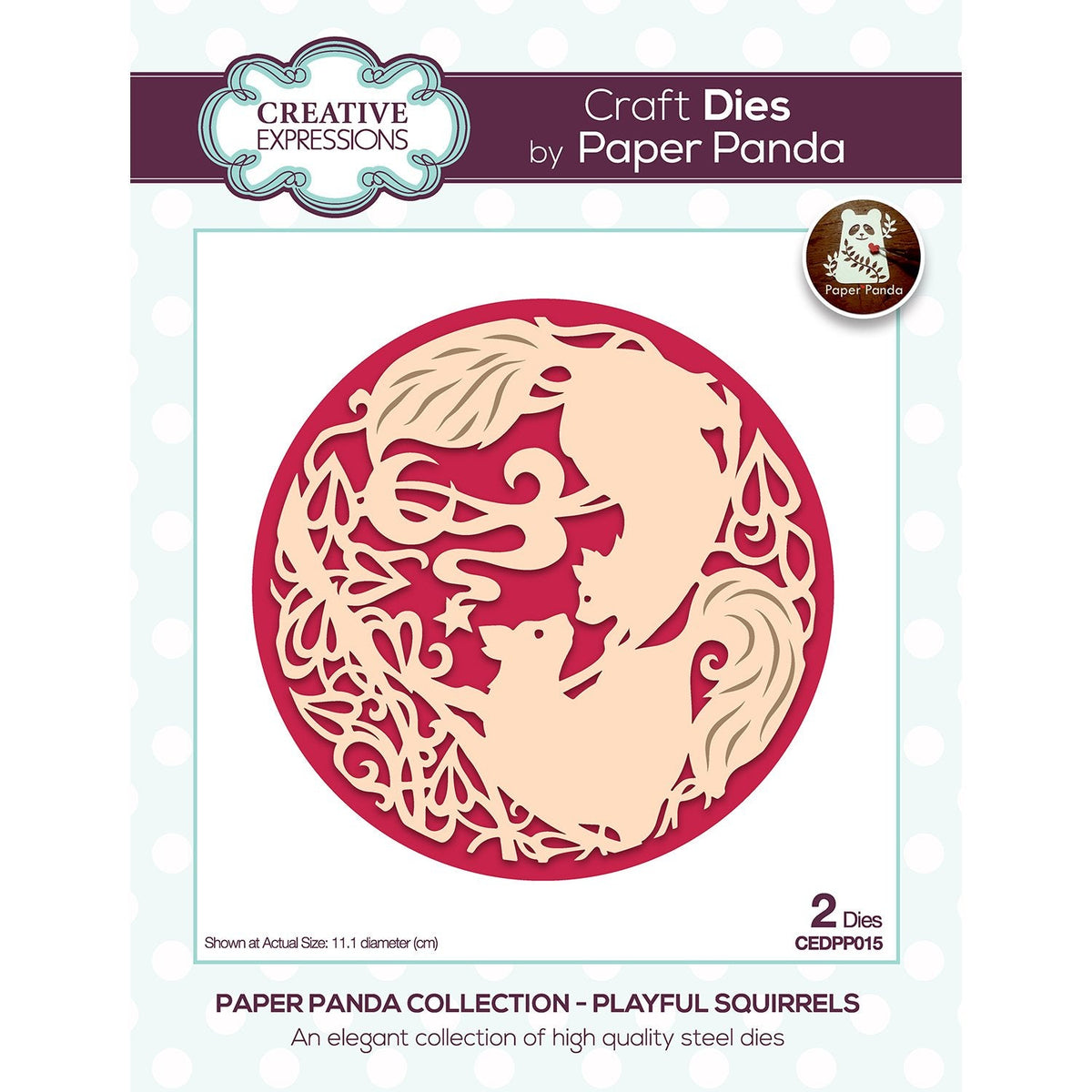Paper Panda Playful Squirrels Craft Die-1