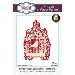 Paper Panda Bird Song Craft Die-1