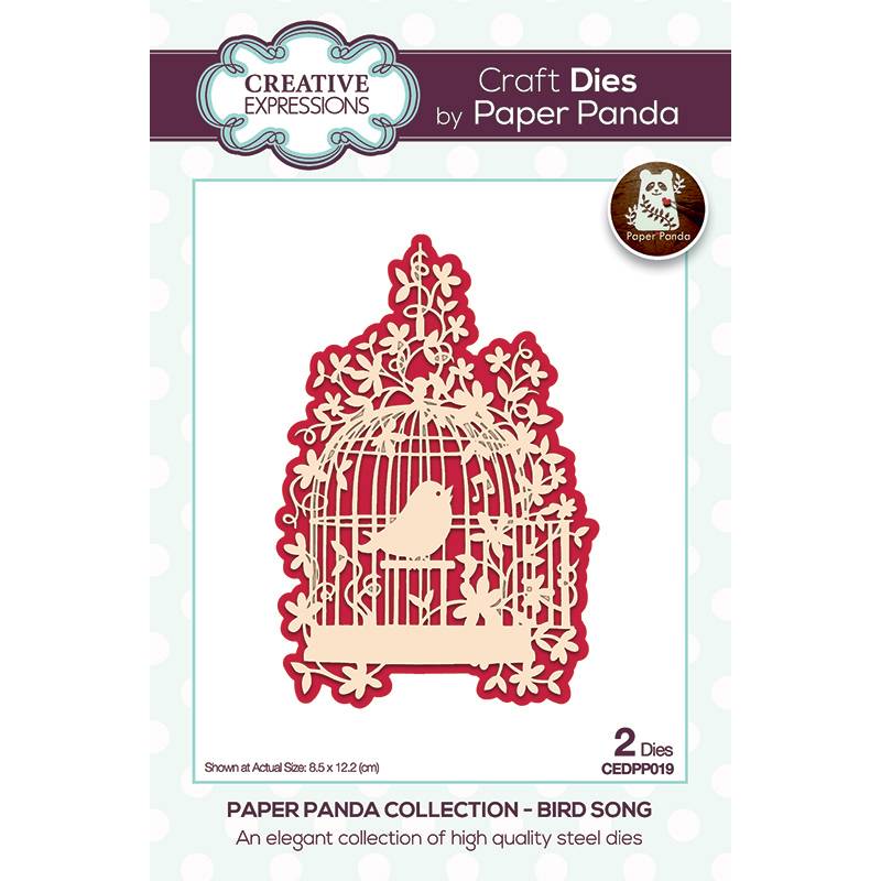 Paper Panda Bird Song Craft Die-1