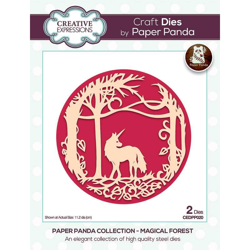 Paper Panda Magical Forest Craft Die-1
