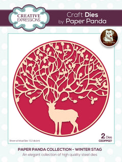 Creative Expressions Paper Panda Winter Stag Craft Die-1