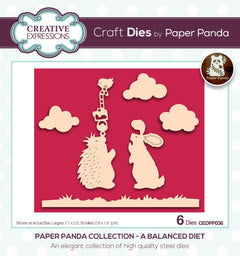 Creative Expressions Paper Panda A Balanced Diet Craft Die-1