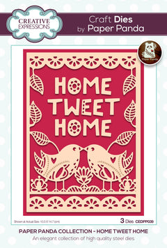 Creative Expressions Paper Panda Home Tweet Home Craft Die-1