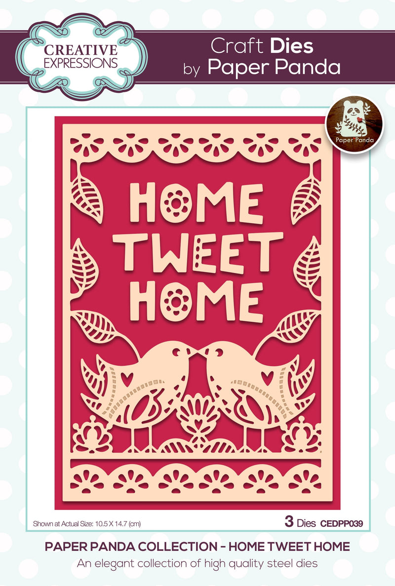 Creative Expressions Paper Panda Home Tweet Home Craft Die-1