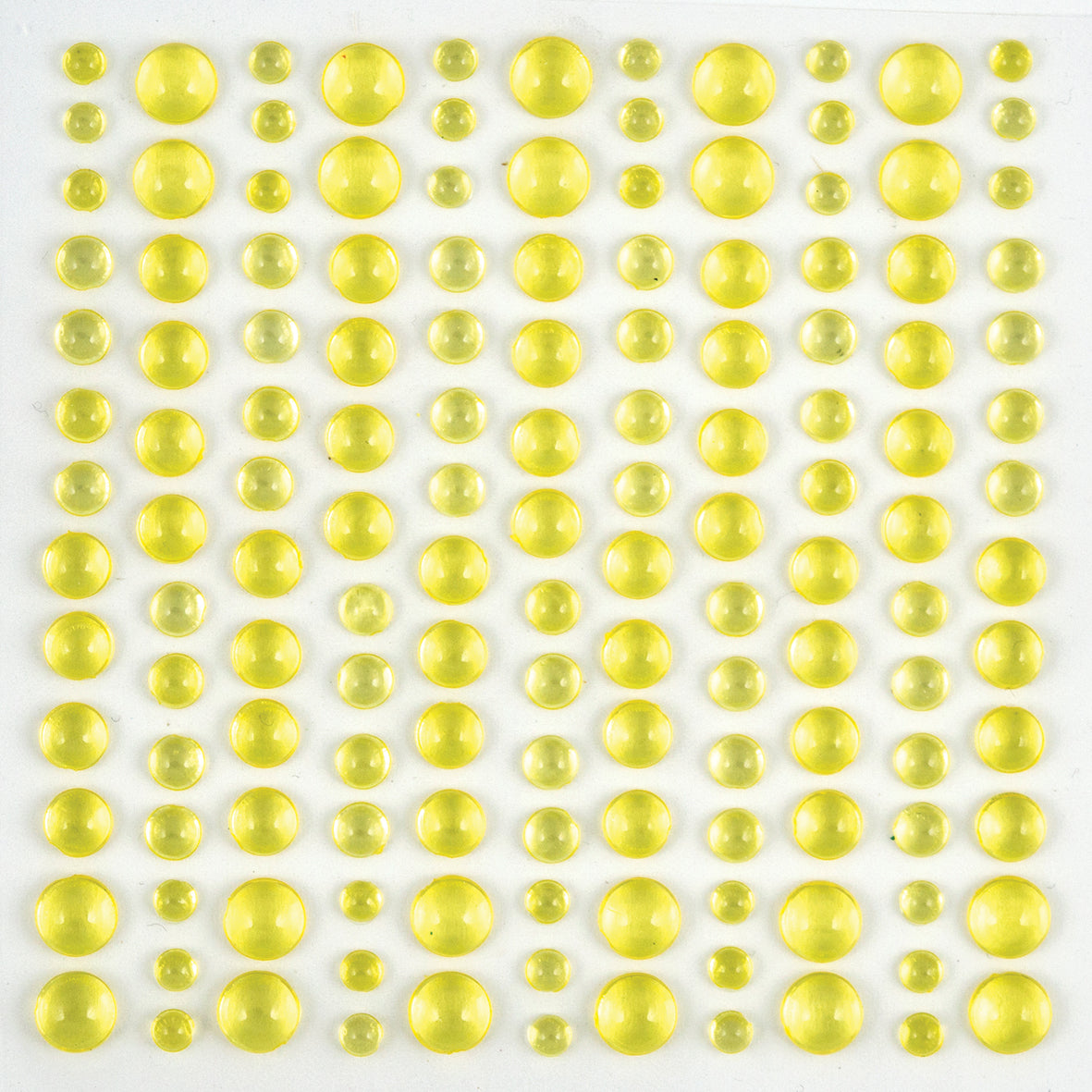 Craft Consortium Adhesive Dew Drops - Yellow-2
