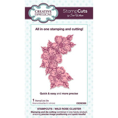 Creative Expressions Sue Wilson Wild Rose Cluster StampCuts Die-1