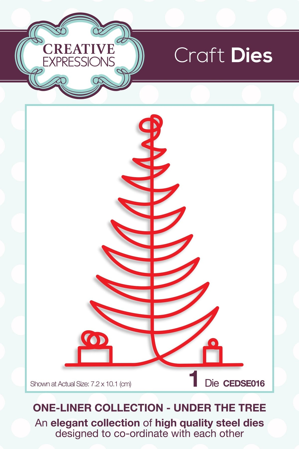 Creative Expressions One-liner Collection Under The Tree Craft Die-1