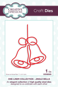 Creative Expressions One-liner Collection Jingle Bells Craft Die-1
