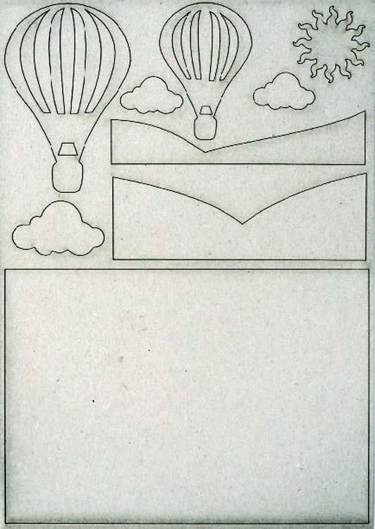 Creative Expressions Pop-ems Scene Hot Air Balloon-1