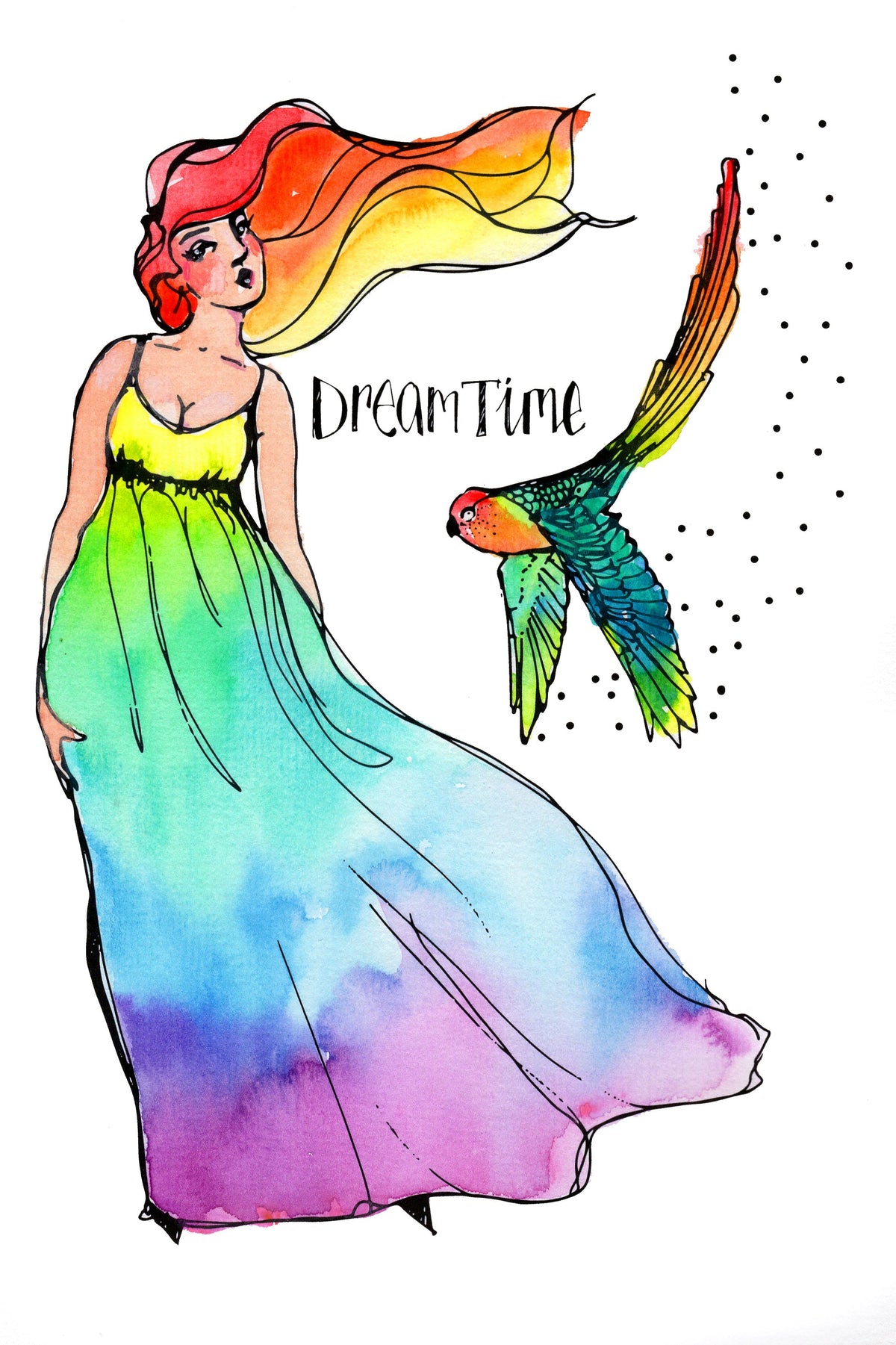 Creative Expressions Jane Davenport Dream Time 6 in x 8 in Clear Stamp Set-2
