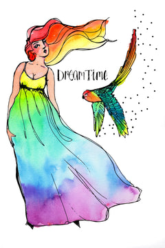 Creative Expressions Jane Davenport Dream Time 6 in x 8 in Clear Stamp Set-2