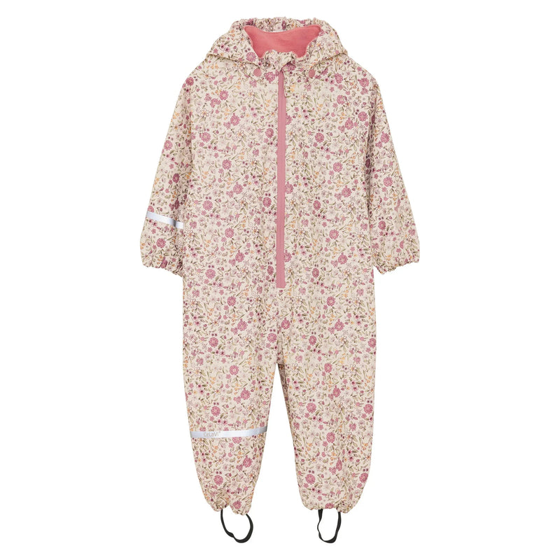 PU Rainwear Suit | Pink Floral | CeLaVi-1