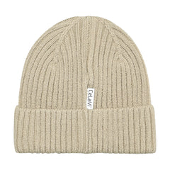 Knit Beanie | Sand | CeLaVi-1