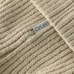 Knit Beanie | Sand | CeLaVi-3