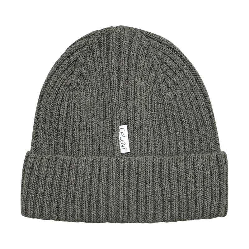 Knit Beanie | Olive | CeLaVi-1