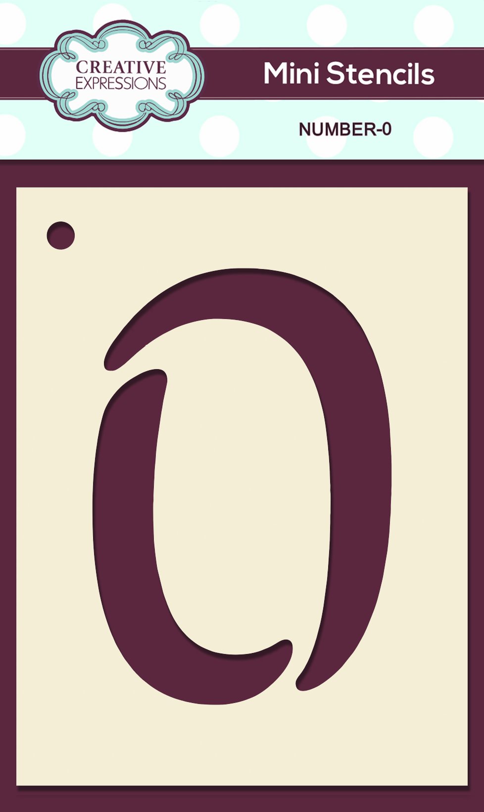 Mini Stencil Numbers-10