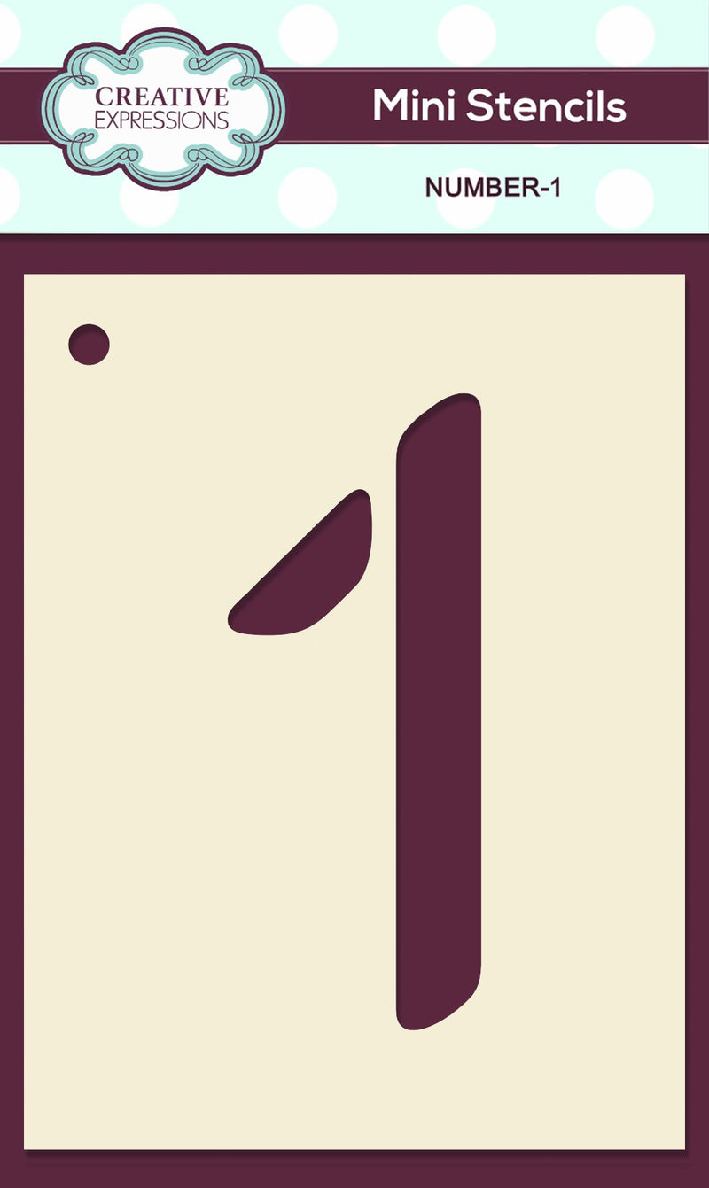 Mini Stencil Numbers-1