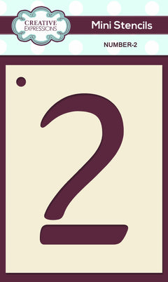 Mini Stencil Numbers-2