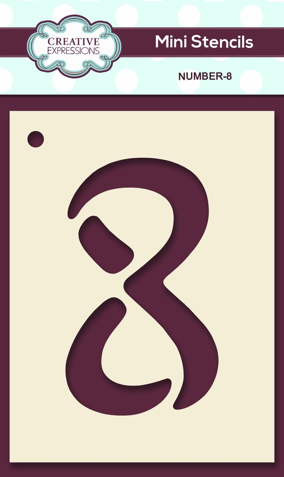 Mini Stencil Numbers-8