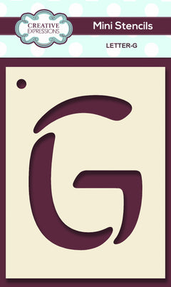 Mini Stencil Upper Case Letter-7
