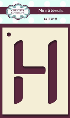 Mini Stencil Upper Case Letter-8