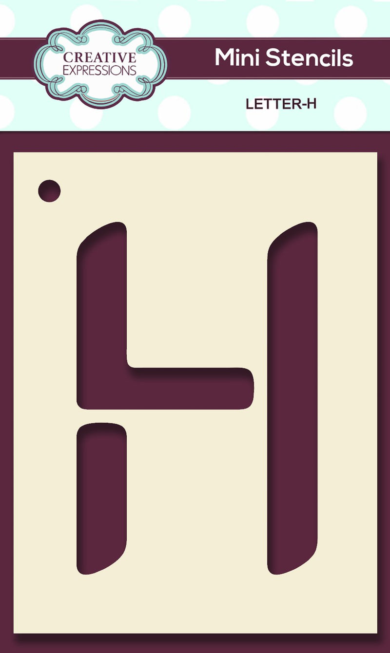 Mini Stencil Upper Case Letter-8