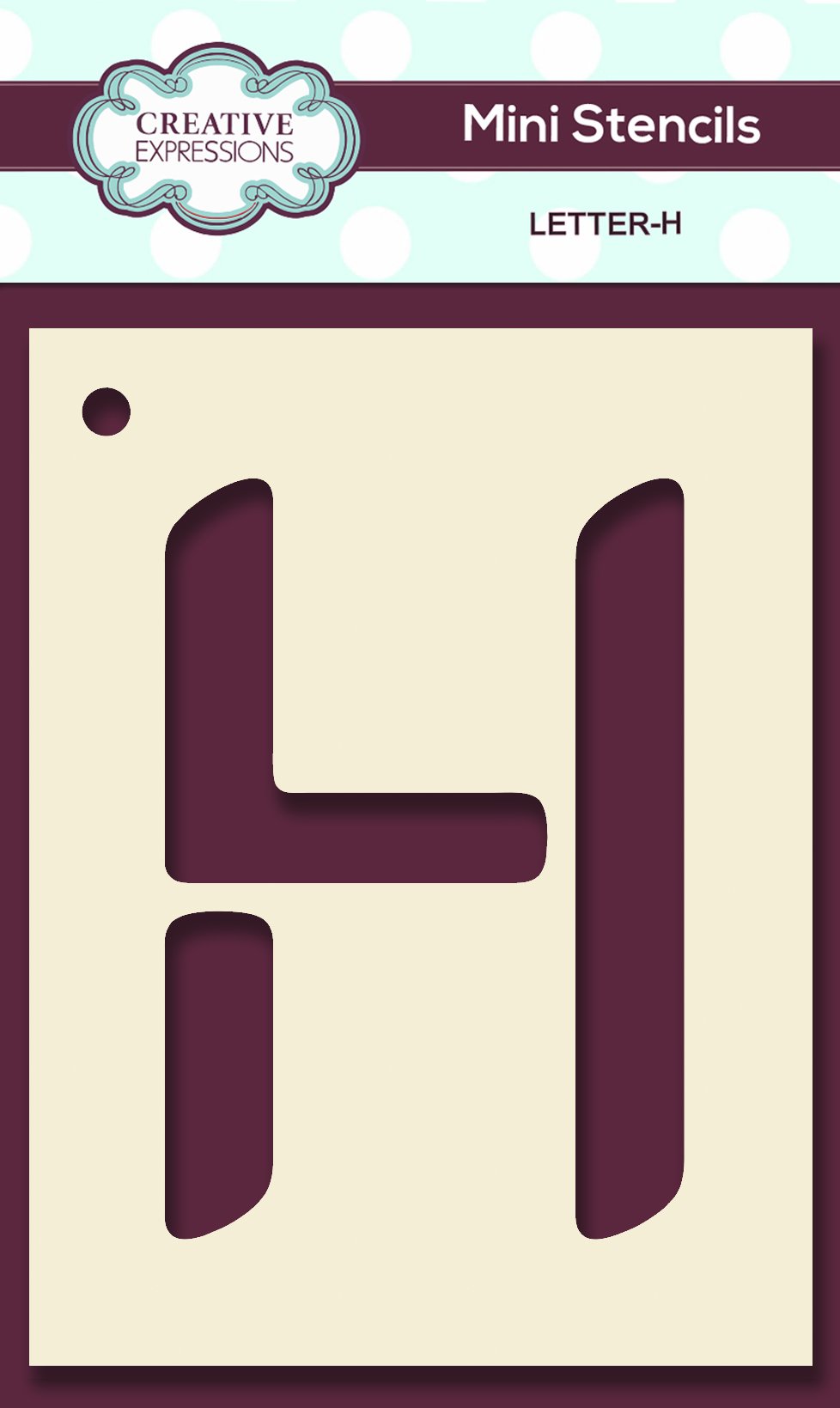 Mini Stencil Upper Case Letter-8