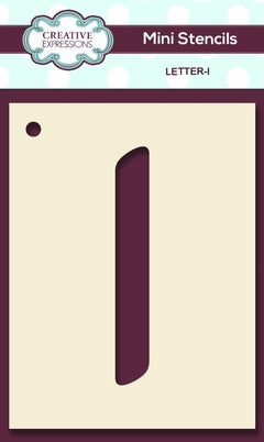 Mini Stencil Upper Case Letter-9