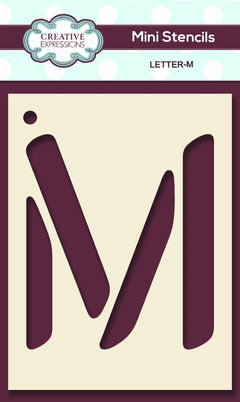 Mini Stencil Upper Case Letter-13