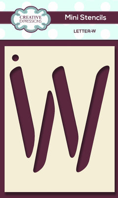 Mini Stencil Upper Case Letter-23