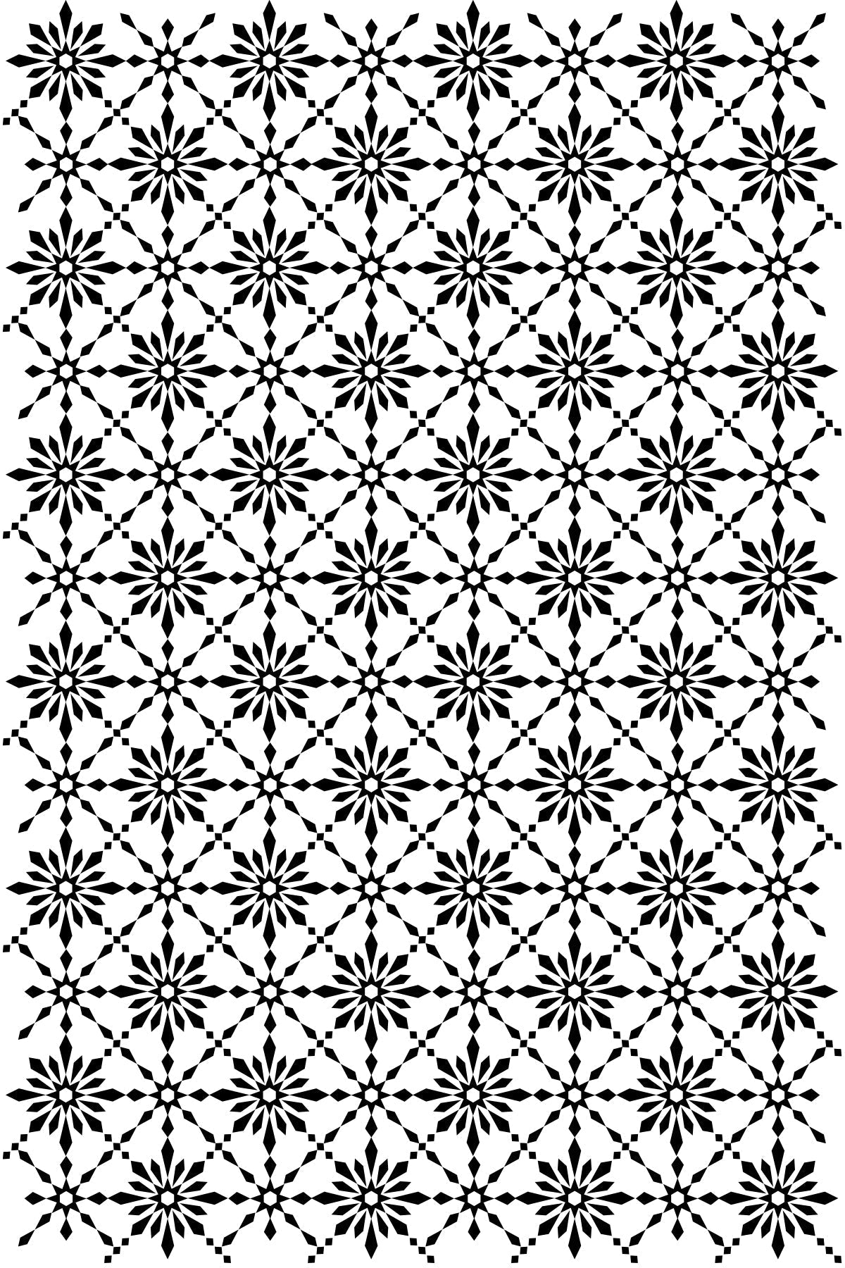 Creative Expressions Yuletide Weave 4 in x 6 in Pre Cut Rubber Stamp-2