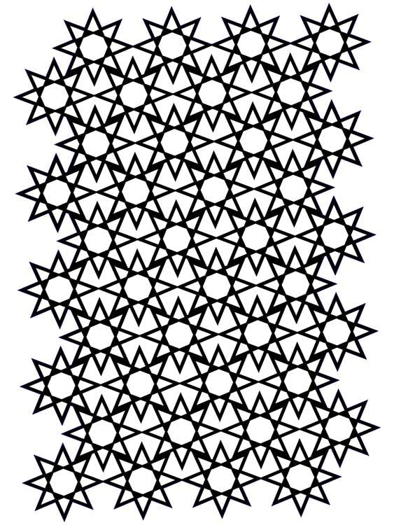 Creative Expressions Star Screen A5 Stencil-1