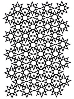 Creative Expressions Star Screen A5 Stencil-1