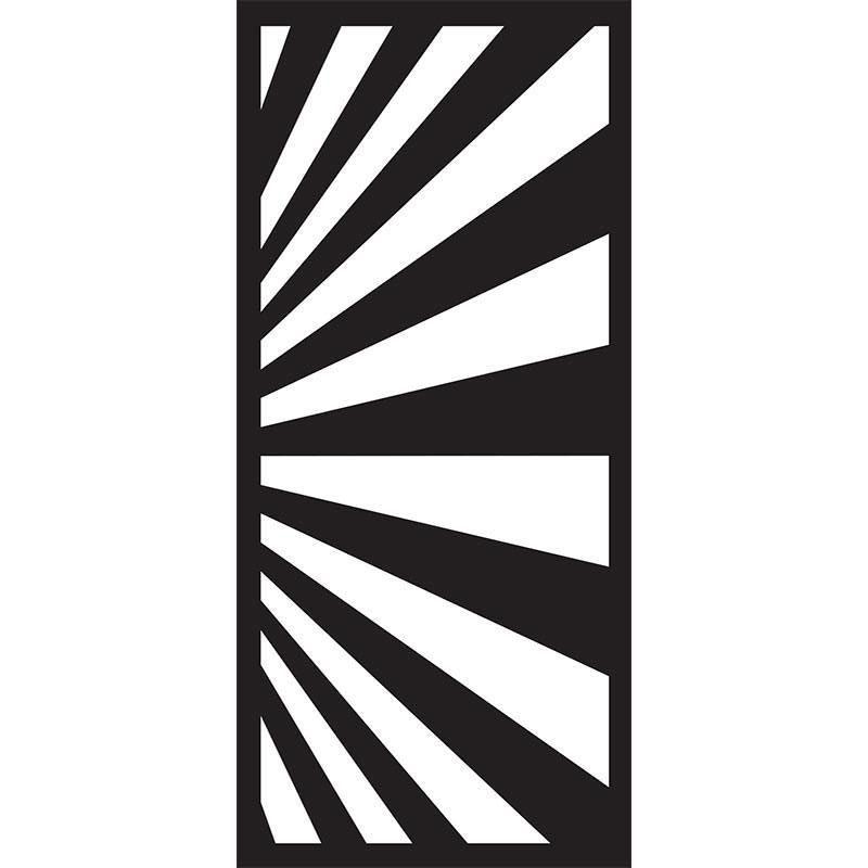 Creative Expressions Rays Of Light DL Stencil-2