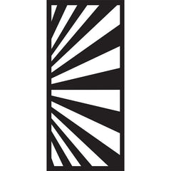 Creative Expressions Rays Of Light DL Stencil-2