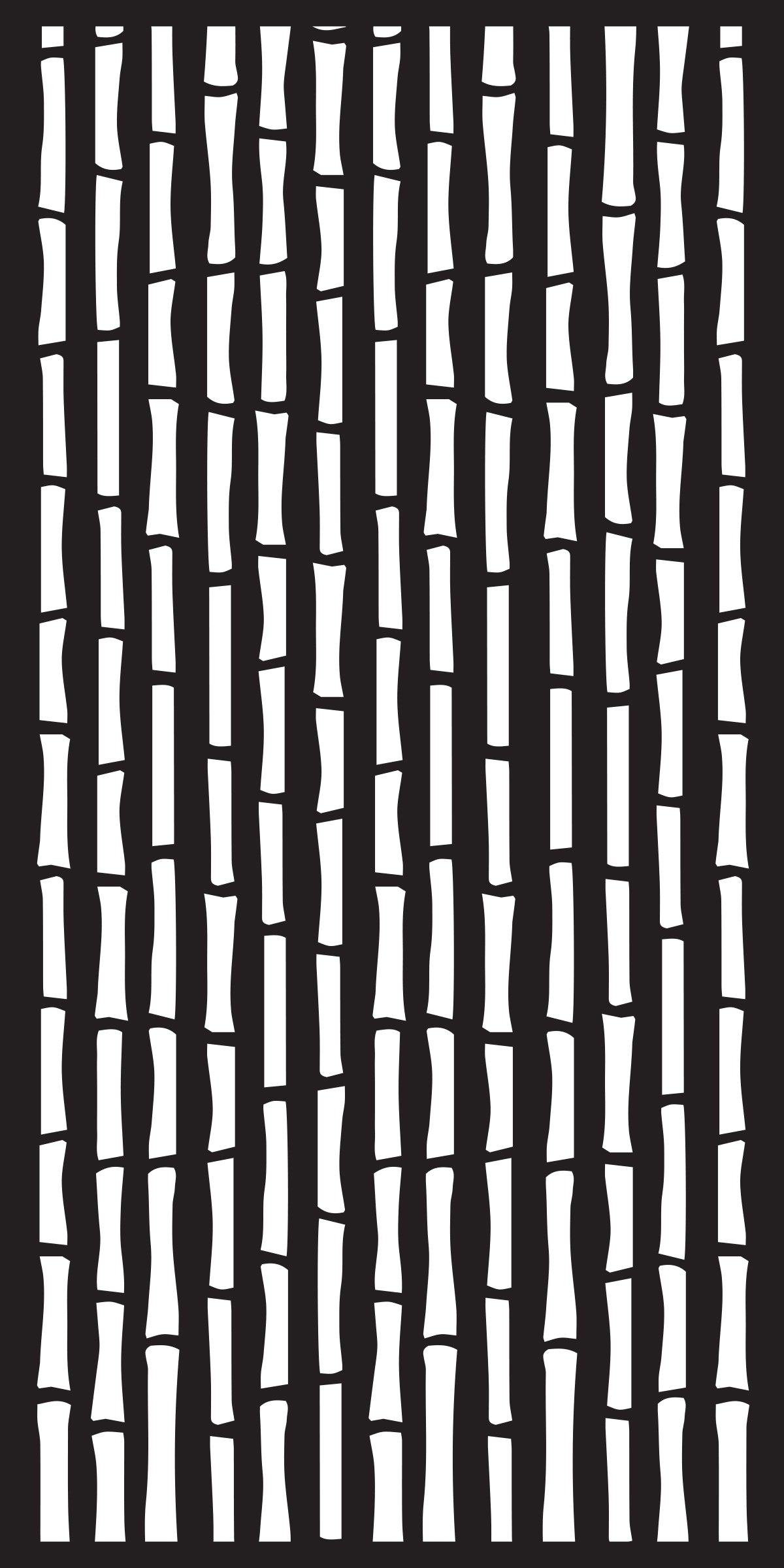Creative Expressions Bamboo Sticks DL Stencil 4 in x 8 in (10.0 x 20.3 cm)-5