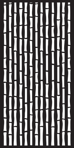 Creative Expressions Bamboo Sticks DL Stencil 4 in x 8 in (10.0 x 20.3 cm)-5