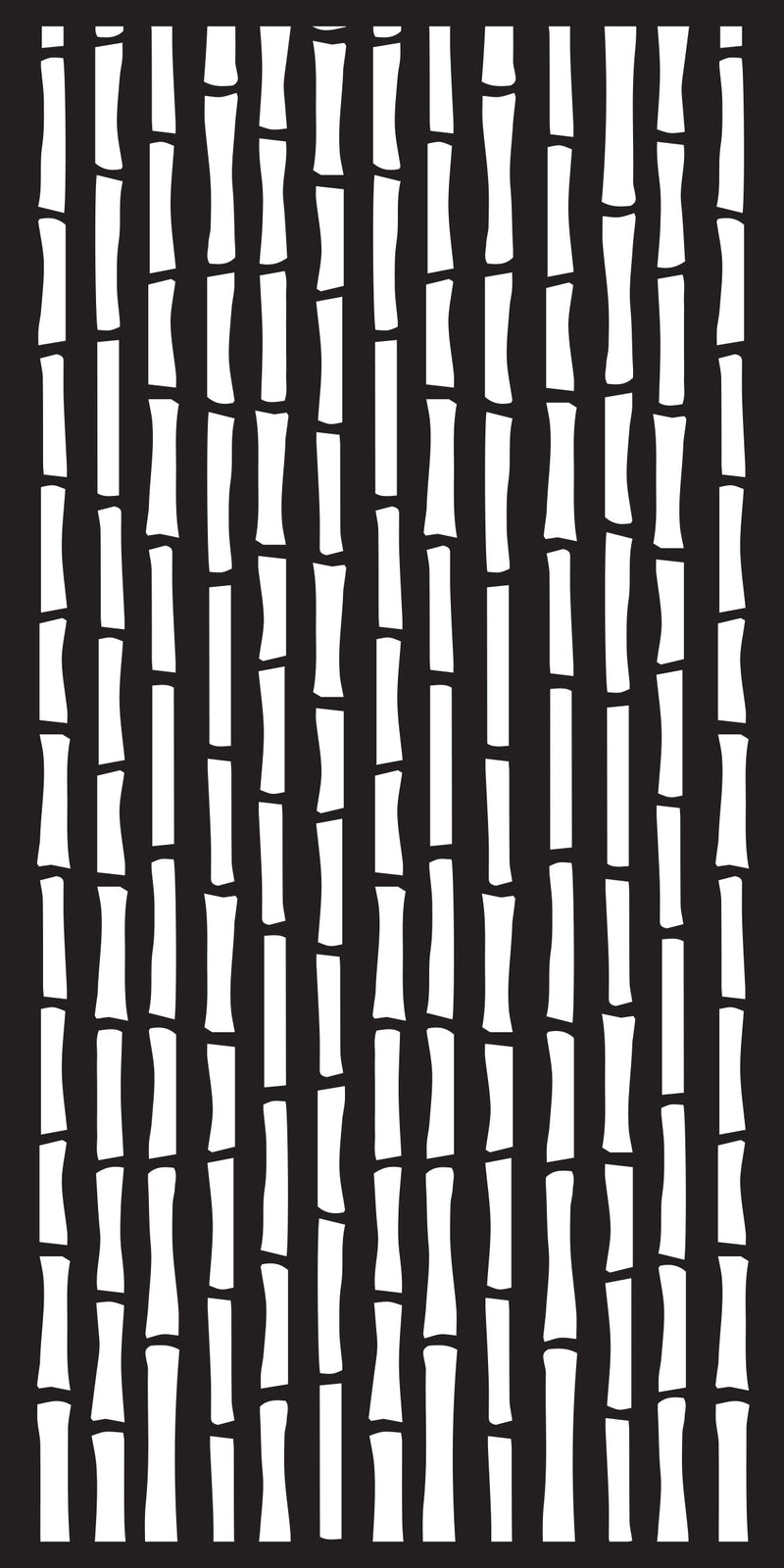 Creative Expressions Bamboo Sticks DL Stencil 4 in x 8 in (10.0 x 20.3 cm)-5