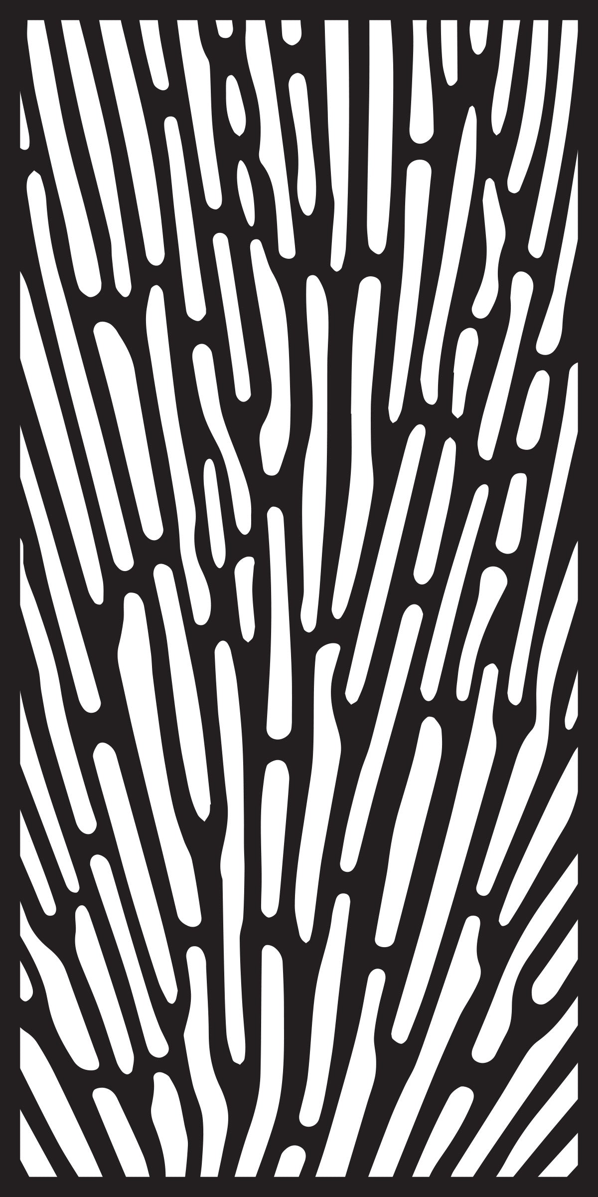 Creative Expressions Coral Rays DL Stencil 4 in x 8 in (10.0 x 20.3 cm)-6